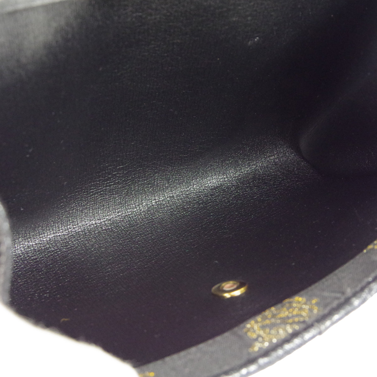 Christian Dior Double Chain Shoulder Bag Black