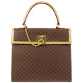 CELINE Macadam Handbag Brown