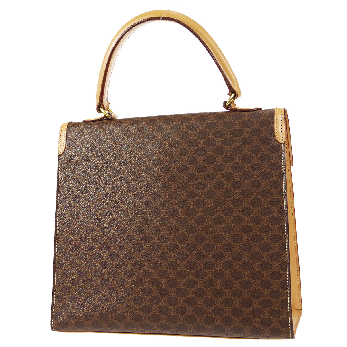 CELINE Macadam Handbag Brown