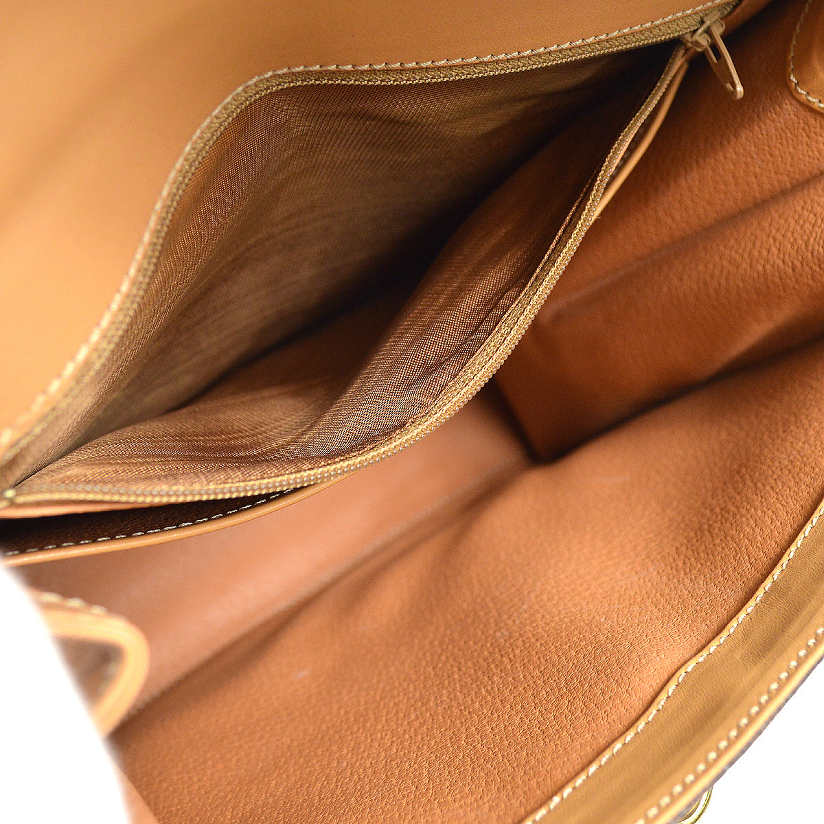 CELINE Macadam Handbag Brown