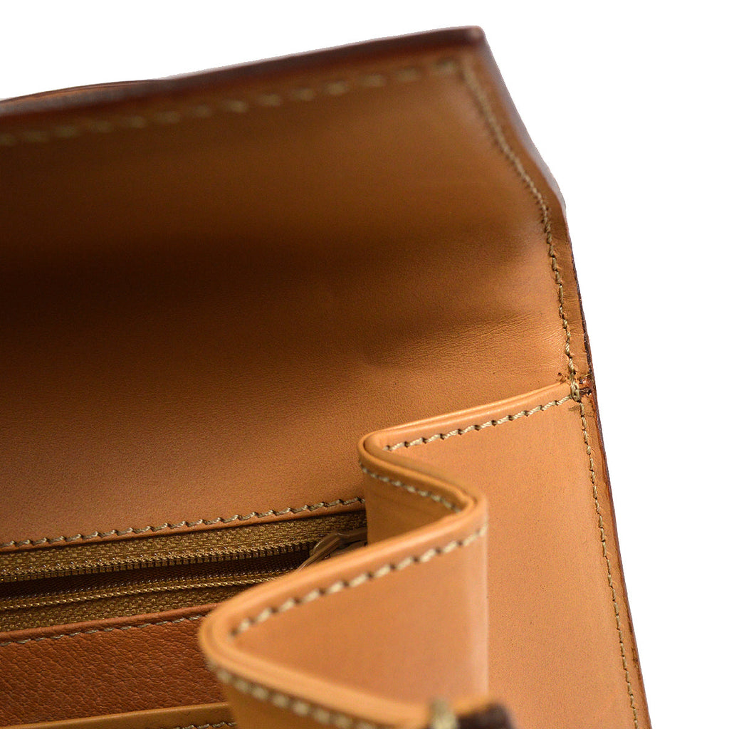 CELINE Macadam Handbag Brown