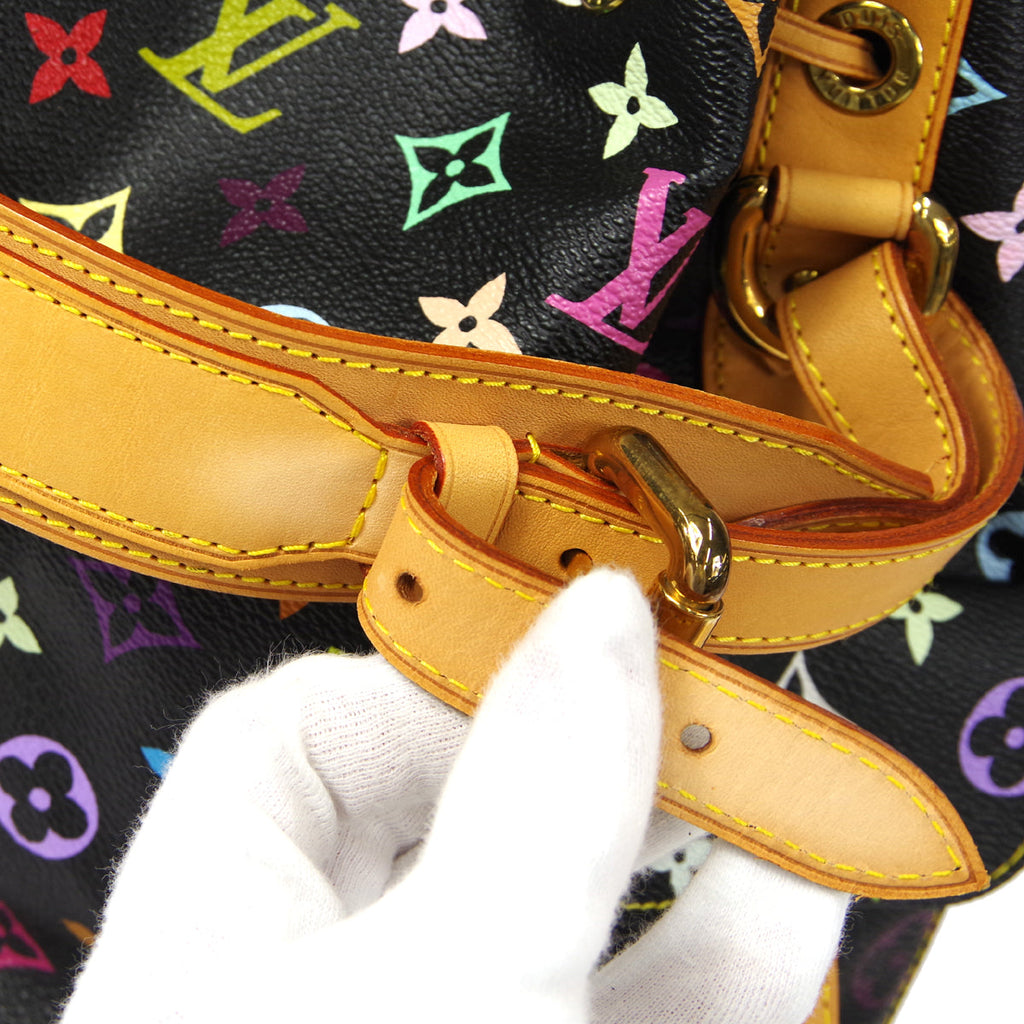 LOUIS VUITTON PETITE NOE DRAWSTRING SHOULDER BAG MONOGRAM MULTI M42230