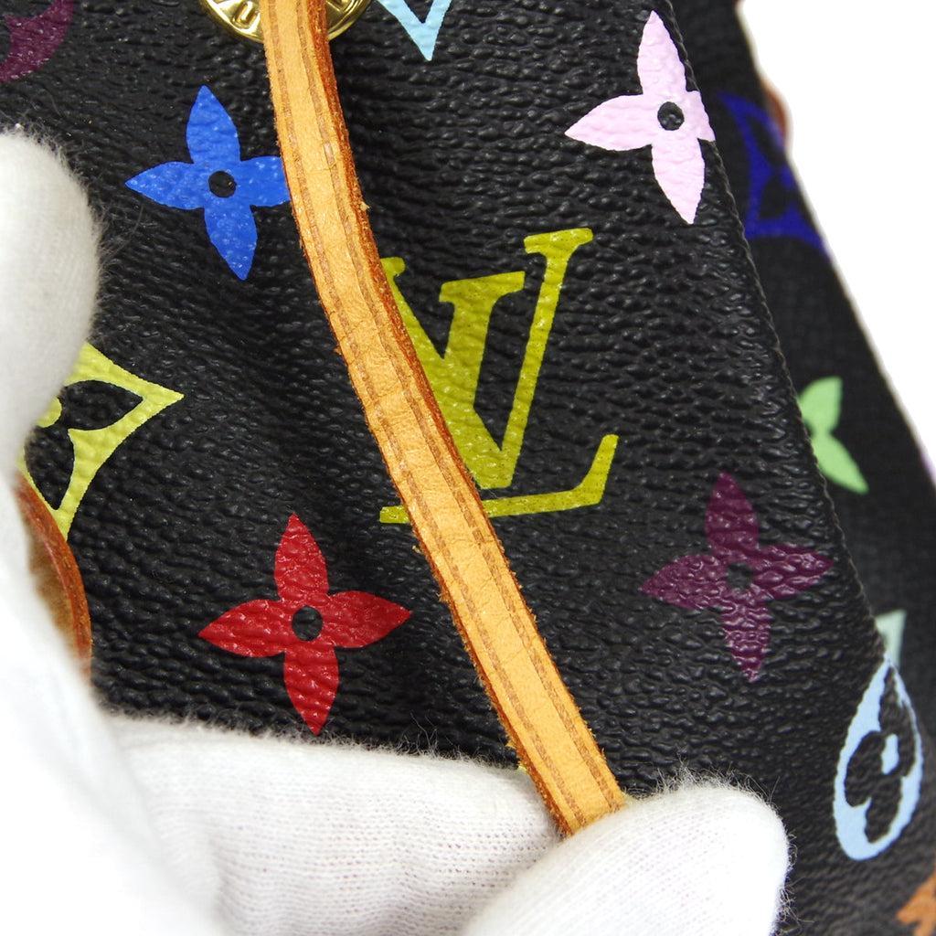LOUIS VUITTON PETITE NOE DRAWSTRING SHOULDER BAG MONOGRAM MULTI M42230