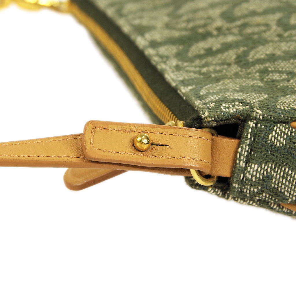 Christian Dior Trotter Saddle Handbag Khaki