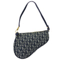 Christian Dior Trotter Saddle Bag Mini Navy
