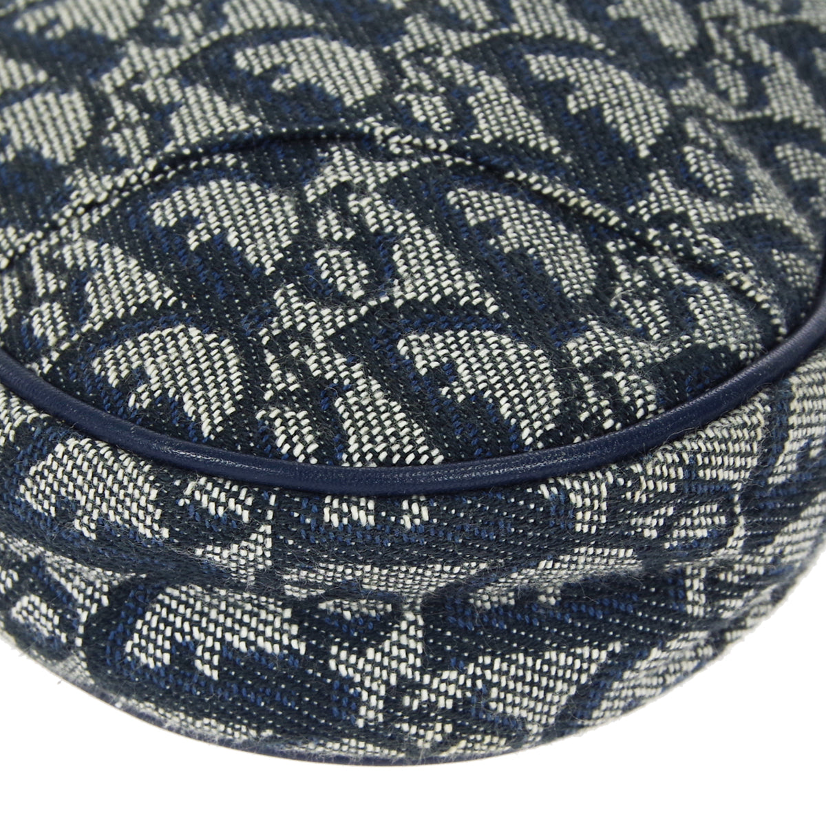 Christian Dior Trotter Saddle Bag Mini Navy