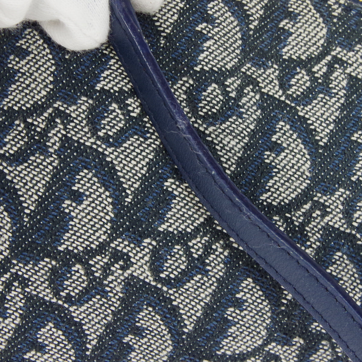 Christian Dior Trotter Saddle Bag Mini Navy