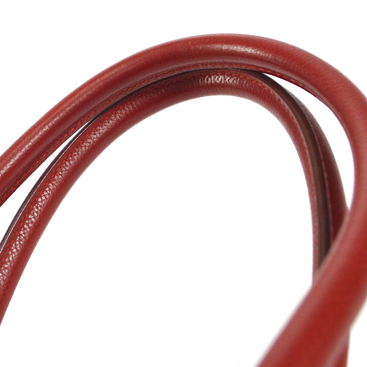 HERMES DRAG 2 32 Handbag Lisse Rouge Vif