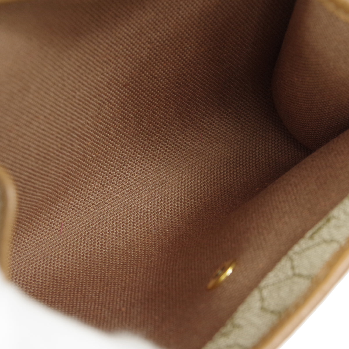 Christian Dior Honeycomb Double Chain Shoulder Bag Beige