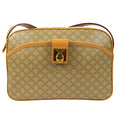 CELINE Macadam Shoulder Bag Beige