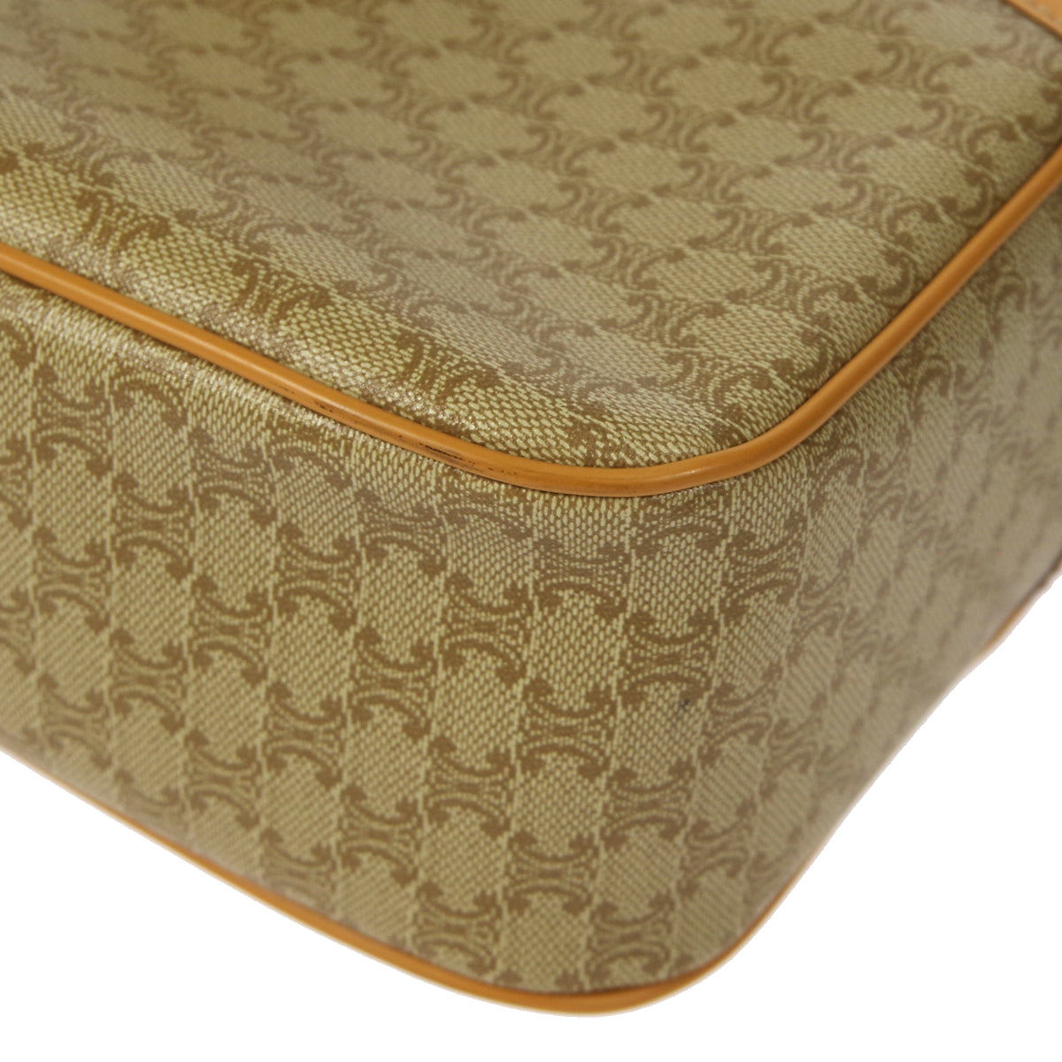 CELINE Macadam Shoulder Bag Beige
