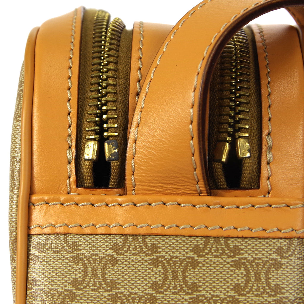 CELINE Macadam Shoulder Bag Beige