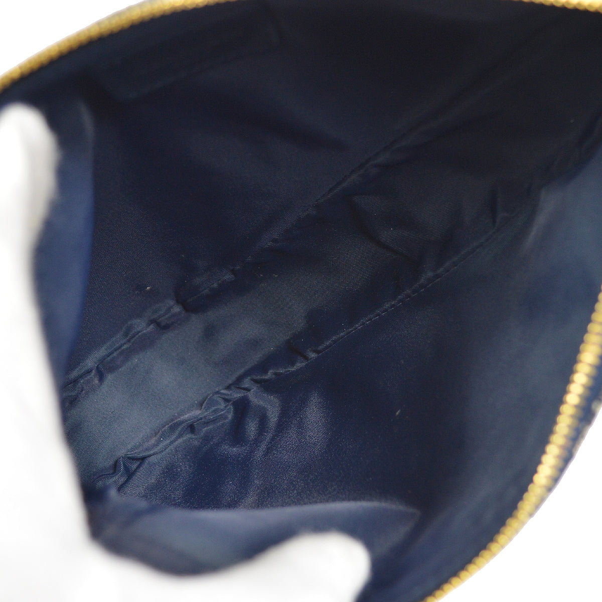 Christian Dior Trotter Saddle Handbag Navy