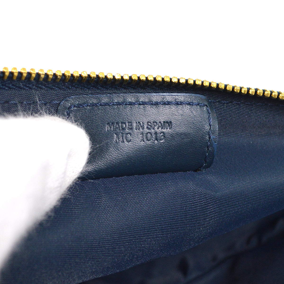 Christian Dior Trotter Saddle Handbag Navy