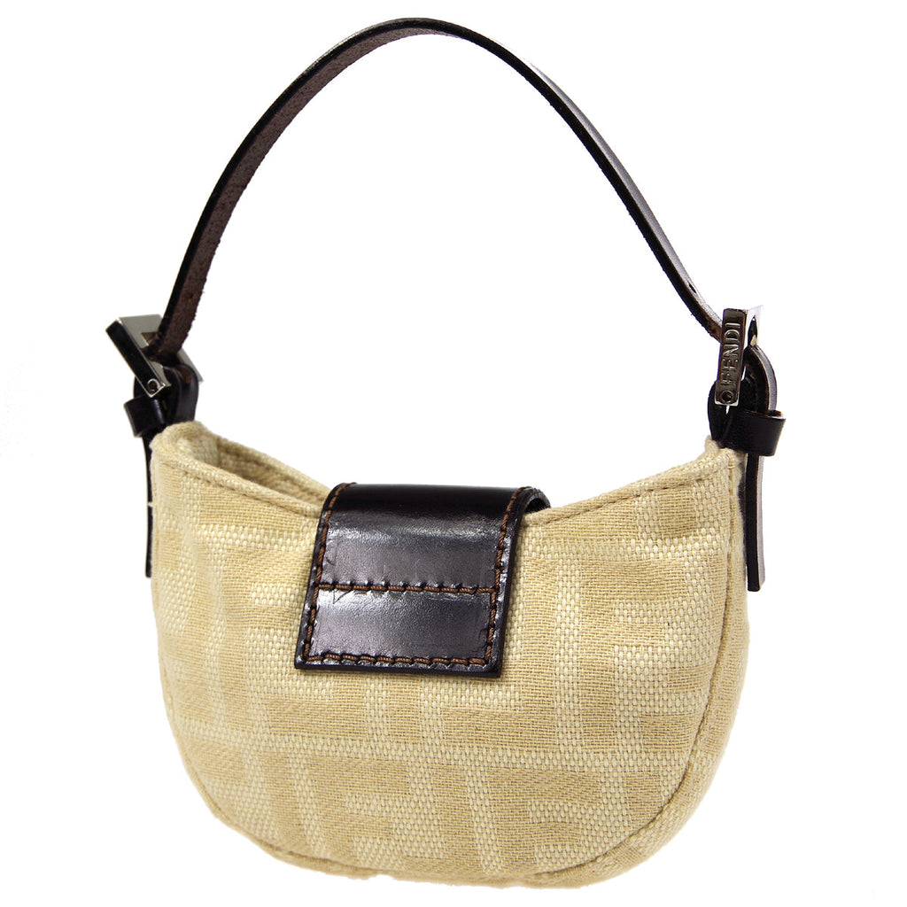 FENDI Zucca Mini Handbag Ivory