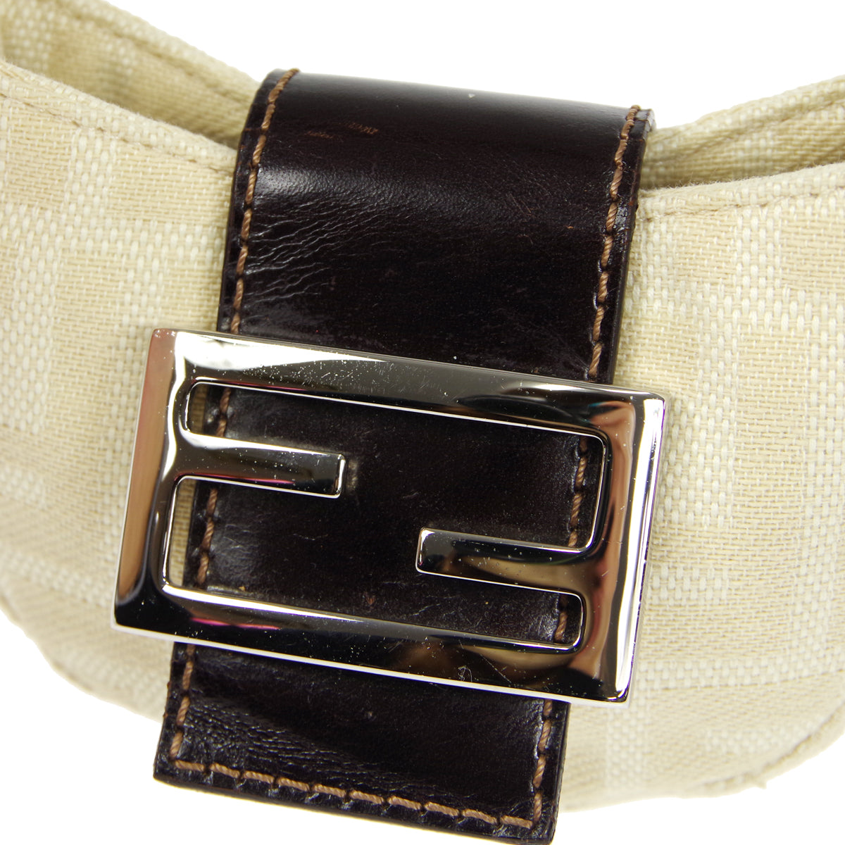 FENDI Zucca Mini Handbag Ivory
