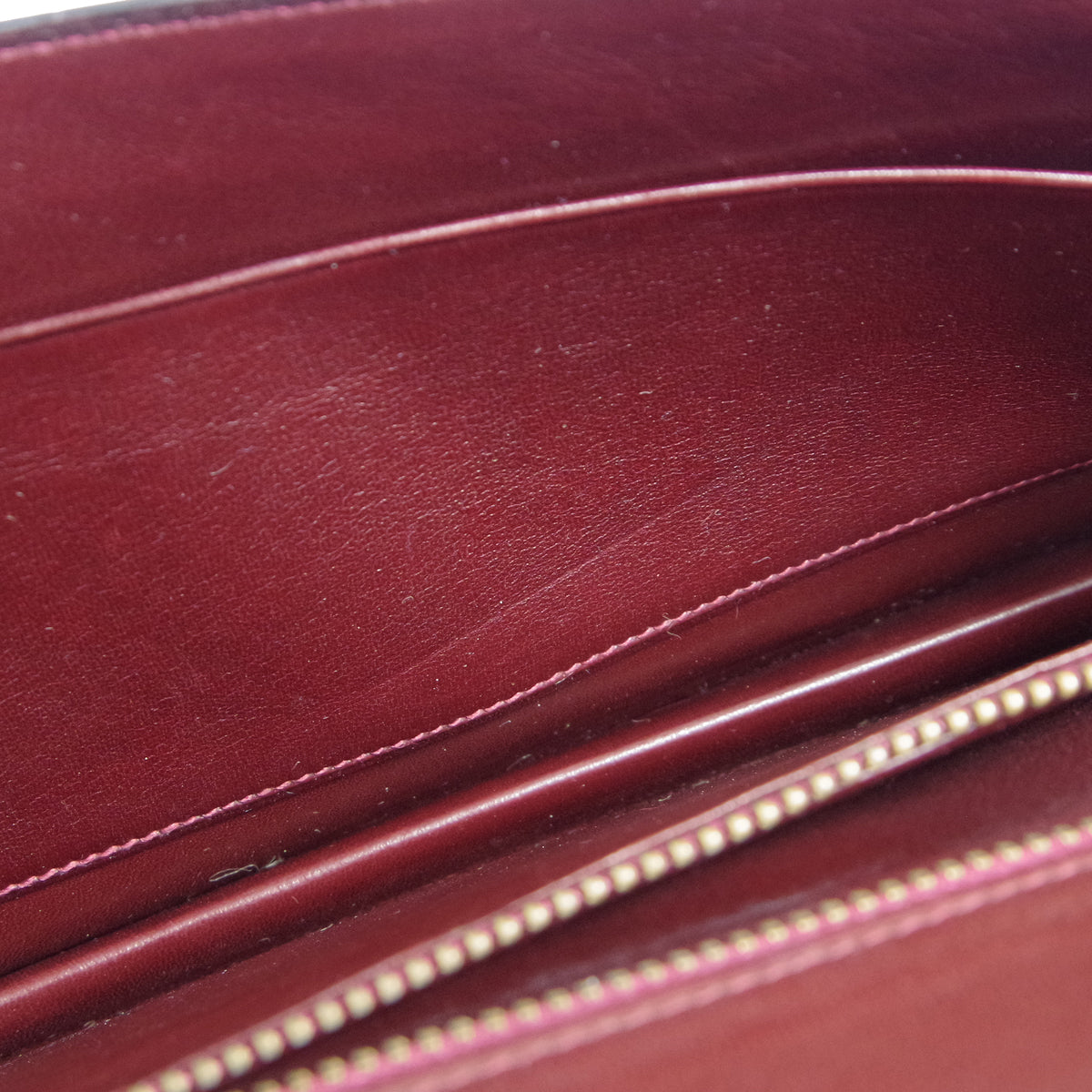 HERMES 1981 Lydie Shoulder Bag Rouge H Box Calf