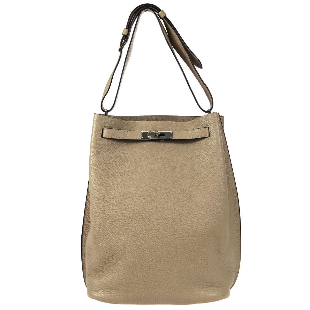 HERMES SAC SO KELLY 26 Shoulder Bag Togo Tourterelle Gray