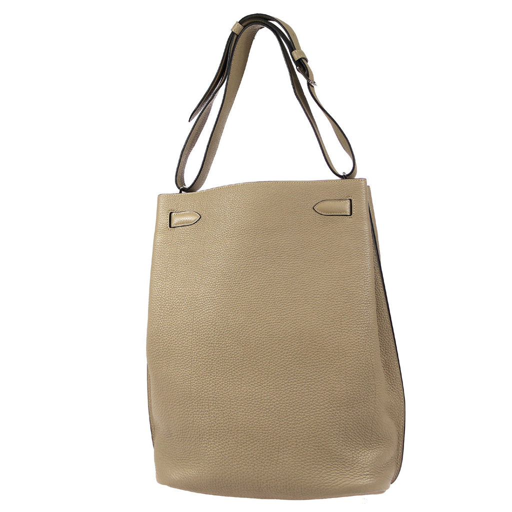 HERMES SAC SO KELLY 26 Shoulder Bag Togo Tourterelle Gray