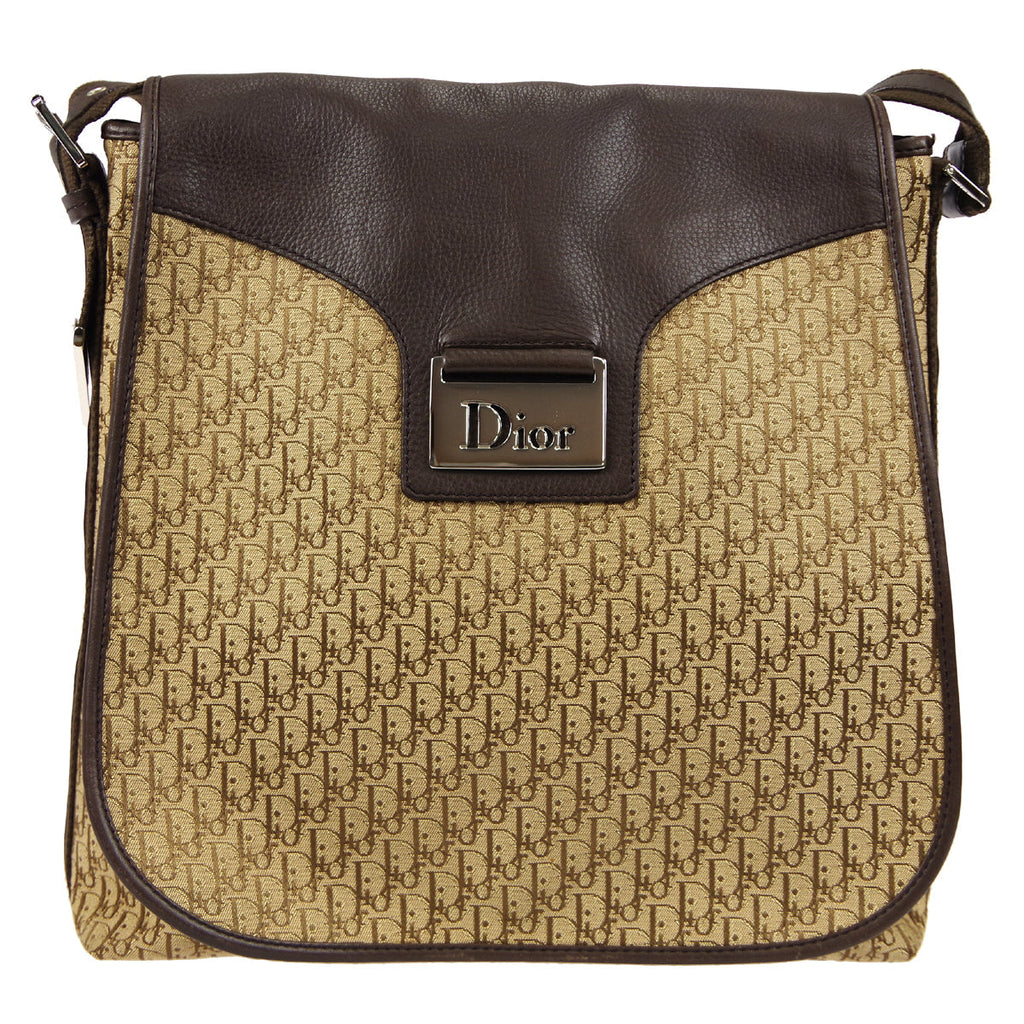 Christian Dior Street Chic Trotter Shoulder Bag Brown