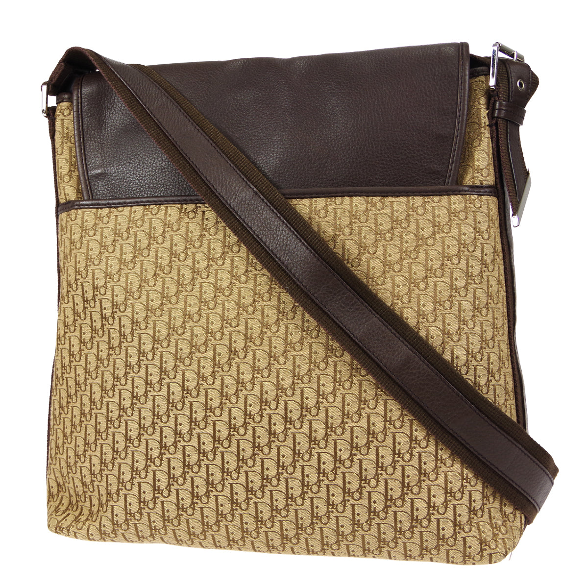 Christian Dior Street Chic Trotter Shoulder Bag Brown