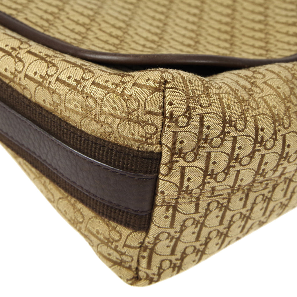 Christian Dior Street Chic Trotter Shoulder Bag Brown