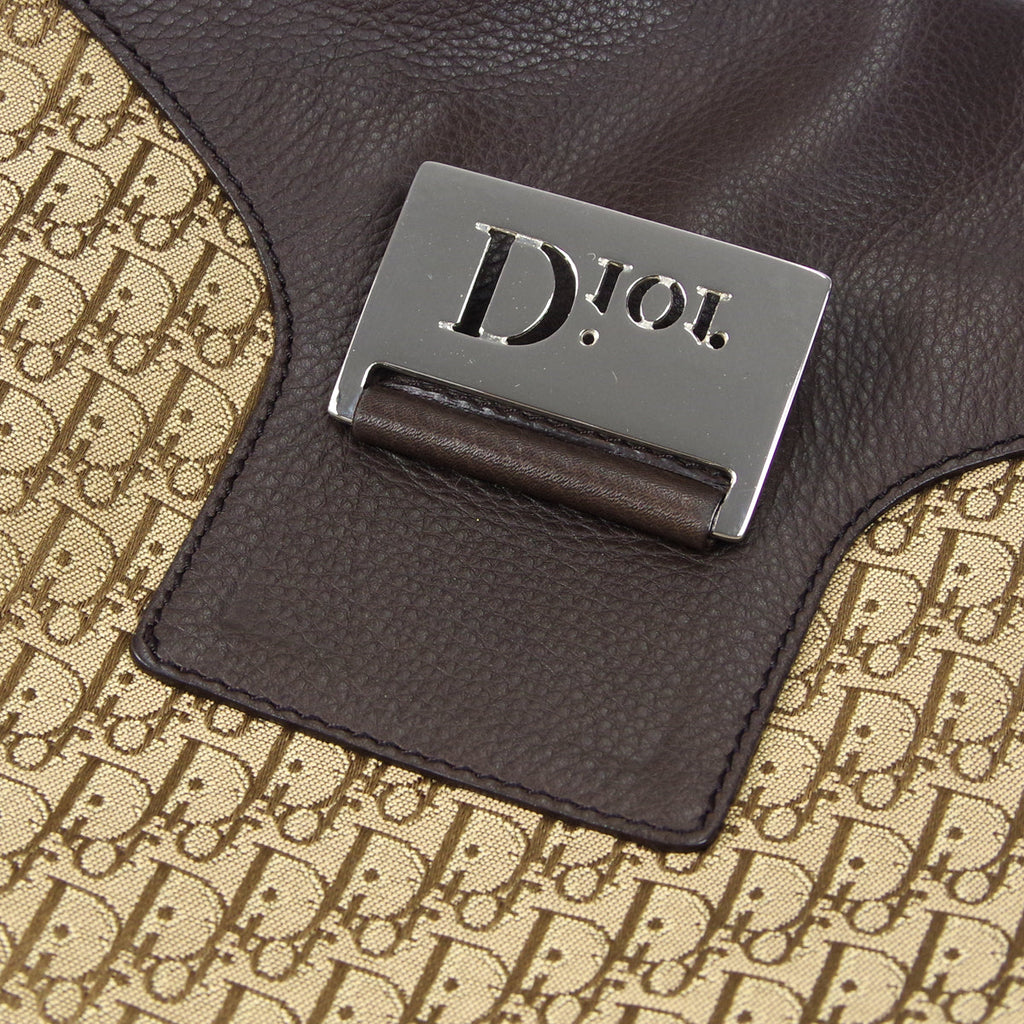 Christian Dior Street Chic Trotter Shoulder Bag Brown