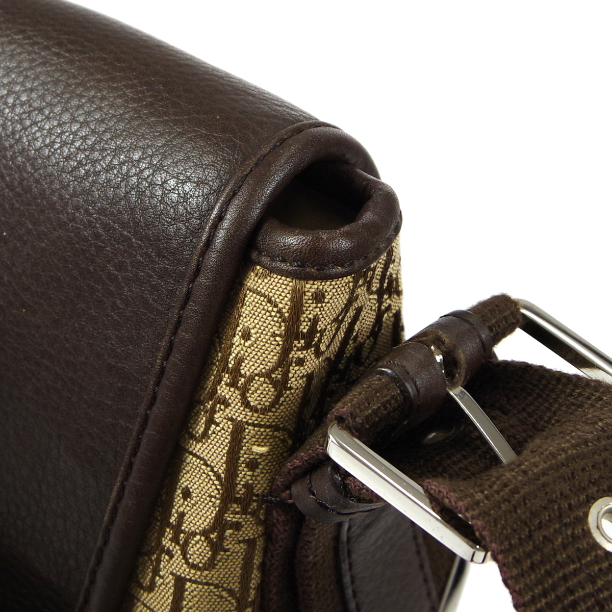 Christian Dior Street Chic Trotter Shoulder Bag Brown