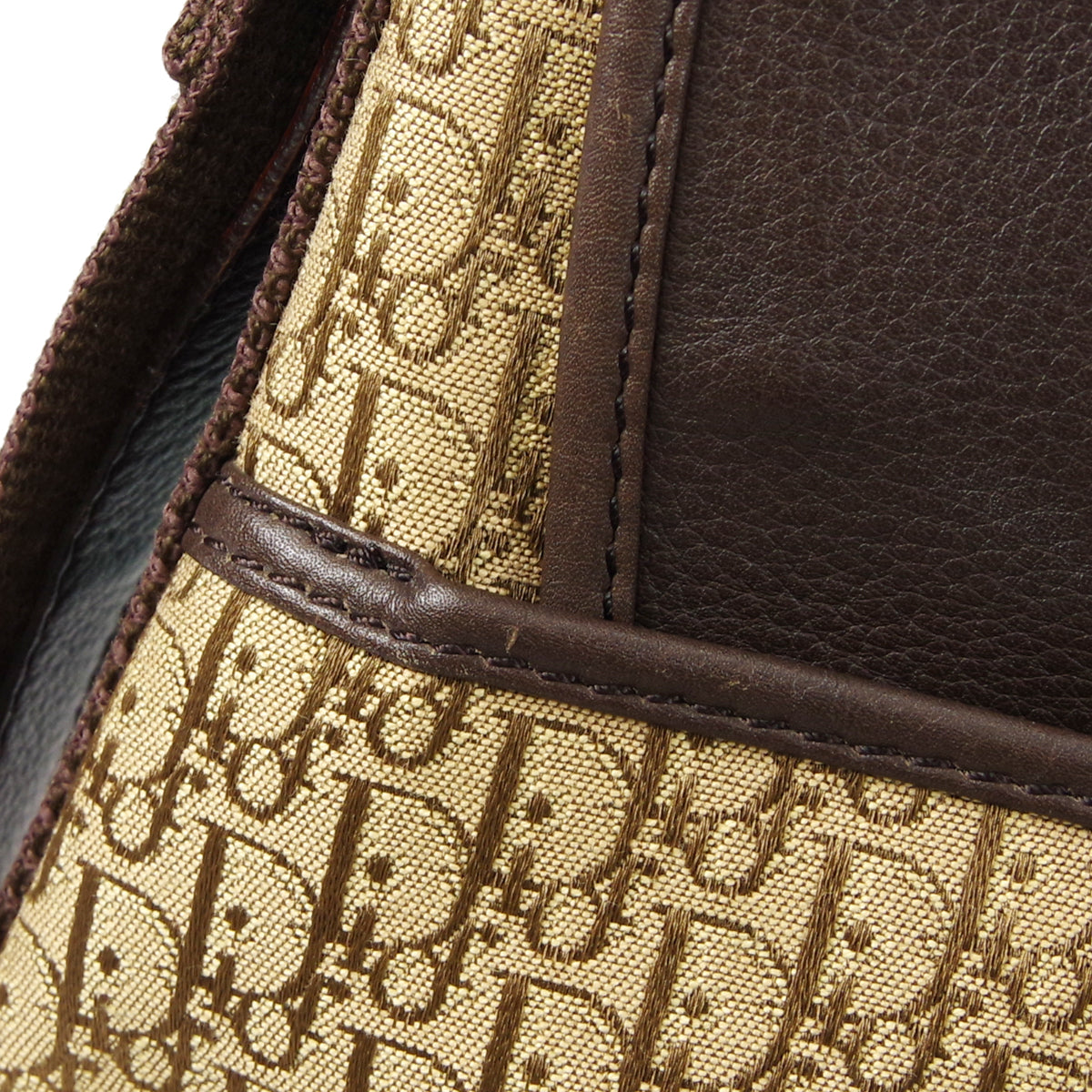Christian Dior Street Chic Trotter Shoulder Bag Brown