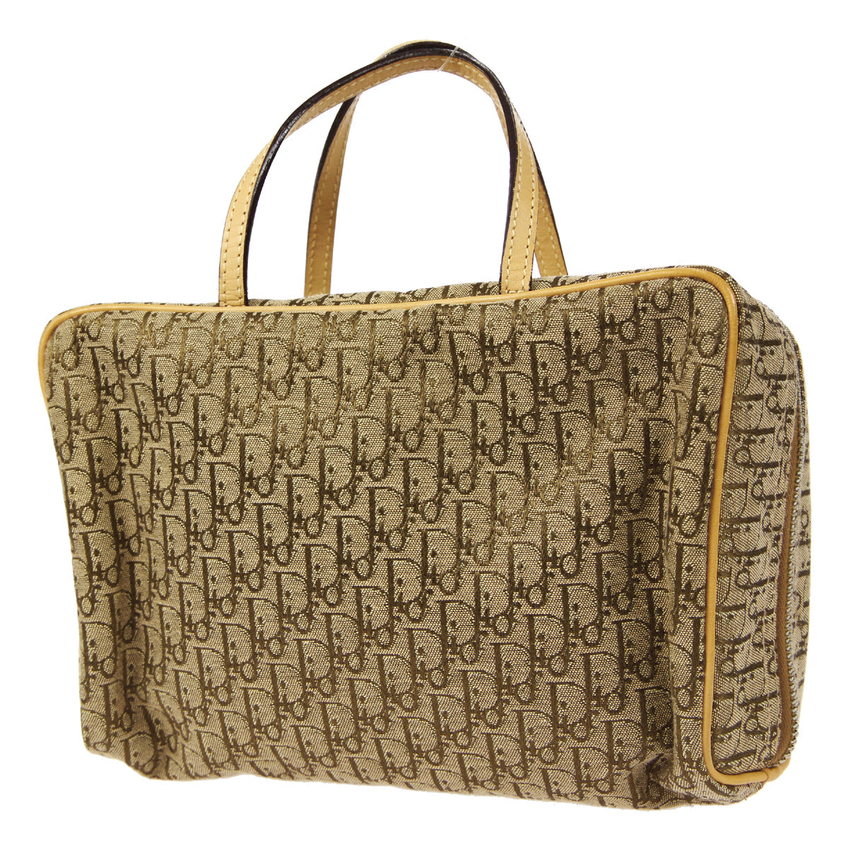 Christian Dior Trotter Cosmetic Handbag Beige