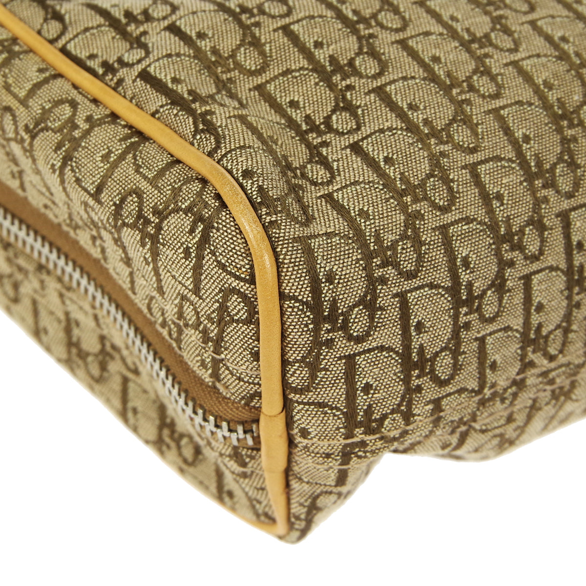 Christian Dior Trotter Cosmetic Handbag Beige