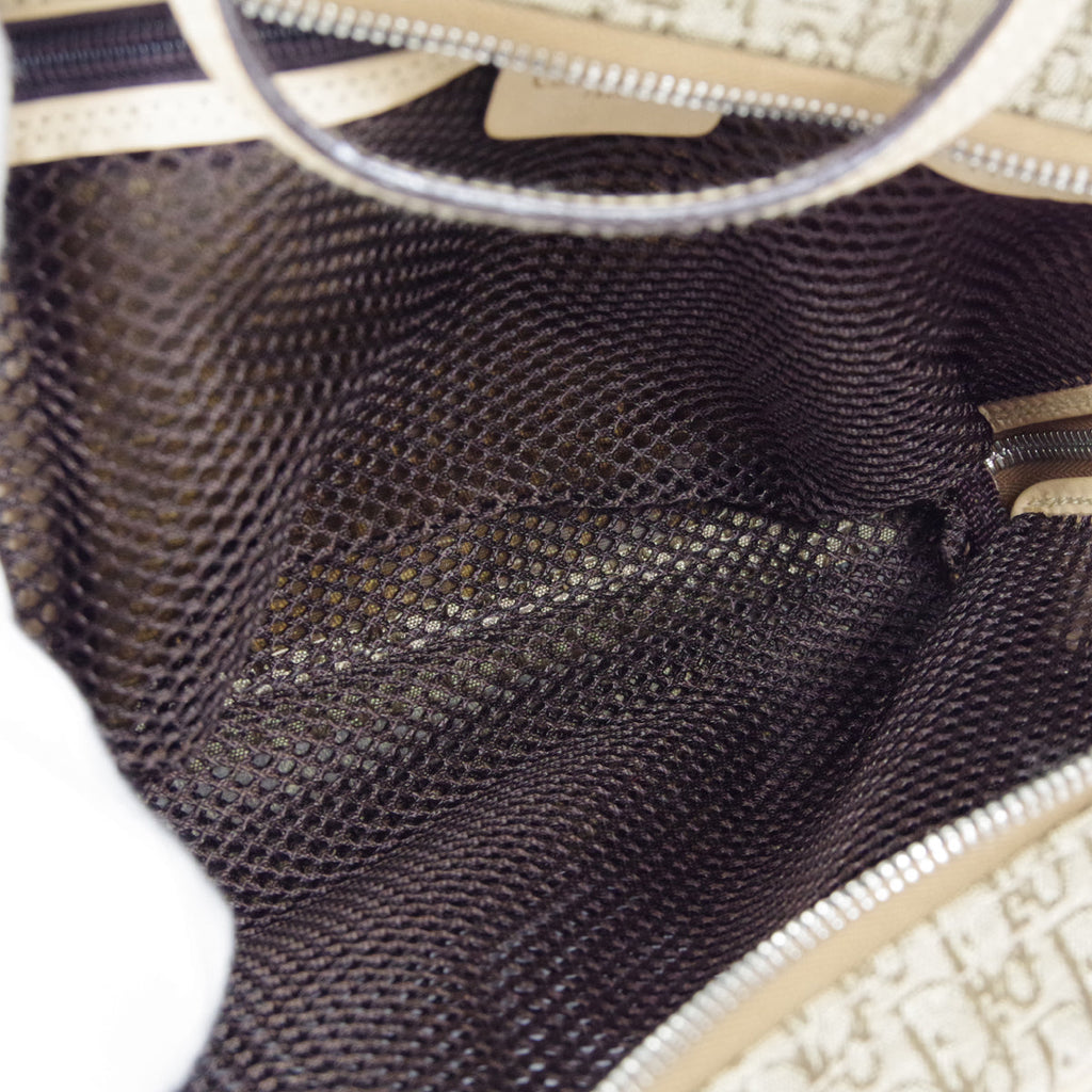 Christian Dior Trotter Cosmetic Handbag Beige