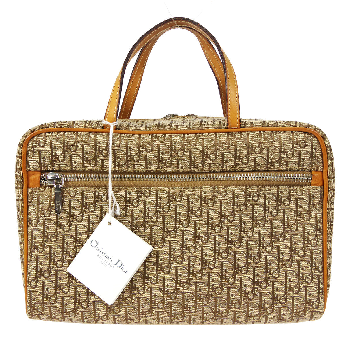 Christian Dior Trotter Cosmetic Handbag Beige