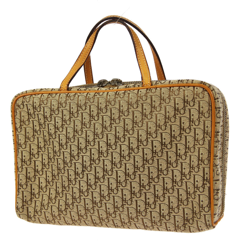 Christian Dior Trotter Cosmetic Handbag Beige