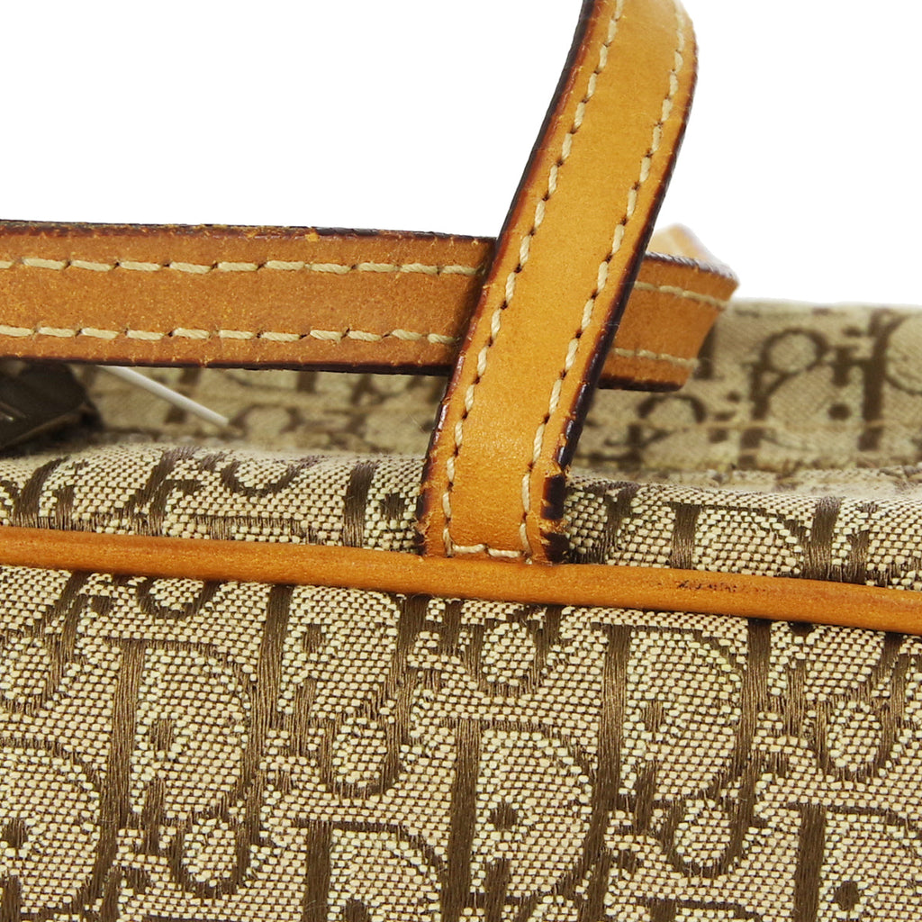 Christian Dior Trotter Cosmetic Handbag Beige