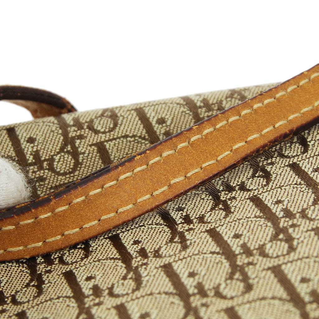 Christian Dior Trotter Cosmetic Handbag Beige