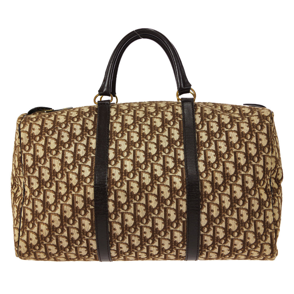 Christian Dior Trotter Handbag Brown