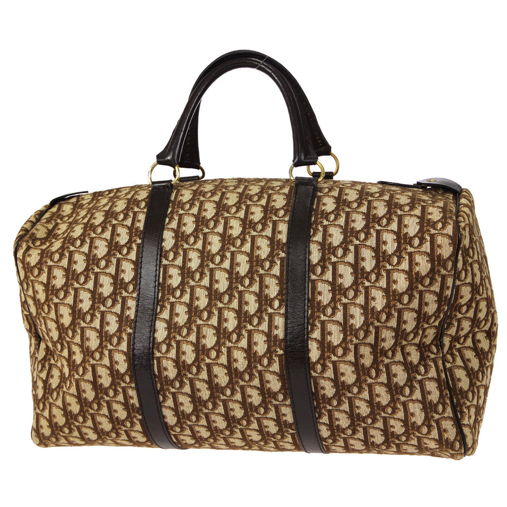 Christian Dior Trotter Handbag Brown
