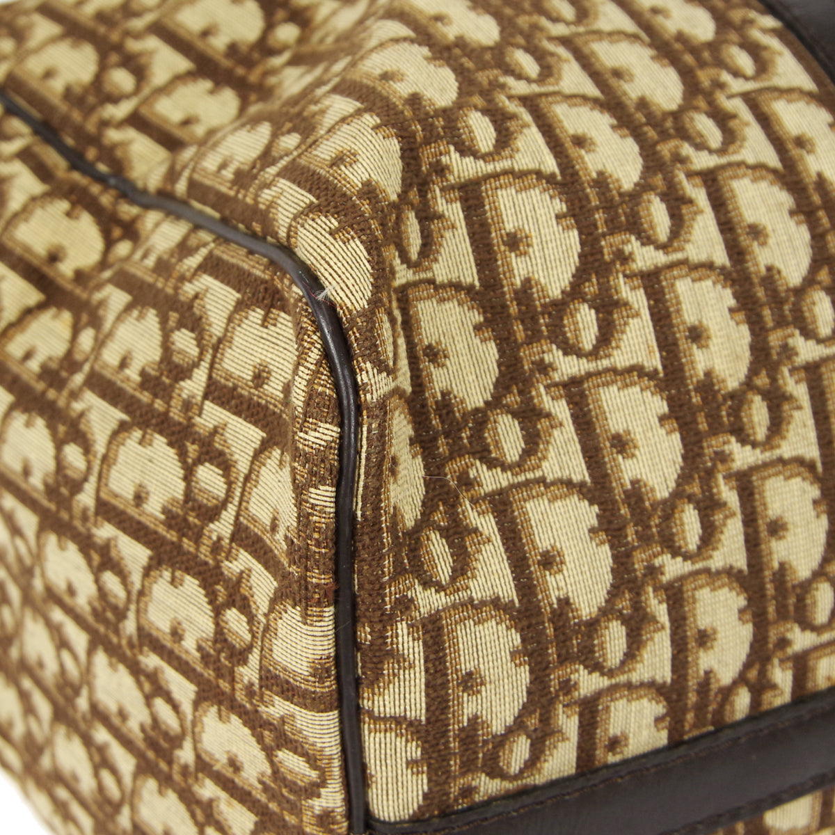 Christian Dior Trotter Handbag Brown