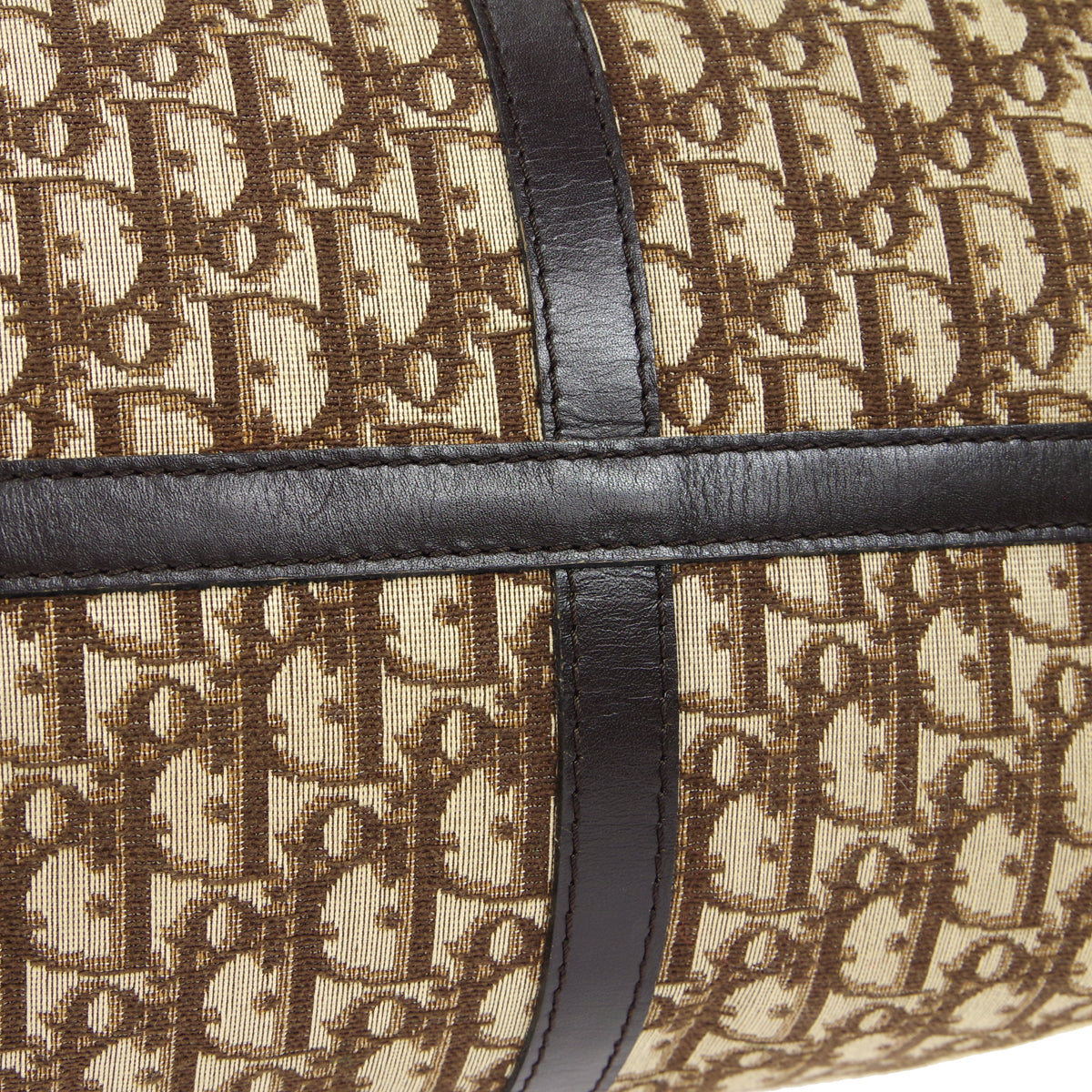 Christian Dior Trotter Handbag Brown
