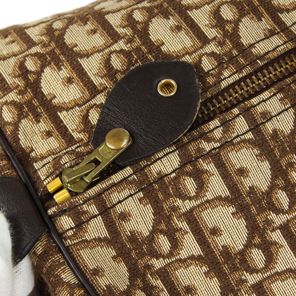 Christian Dior Trotter Handbag Brown