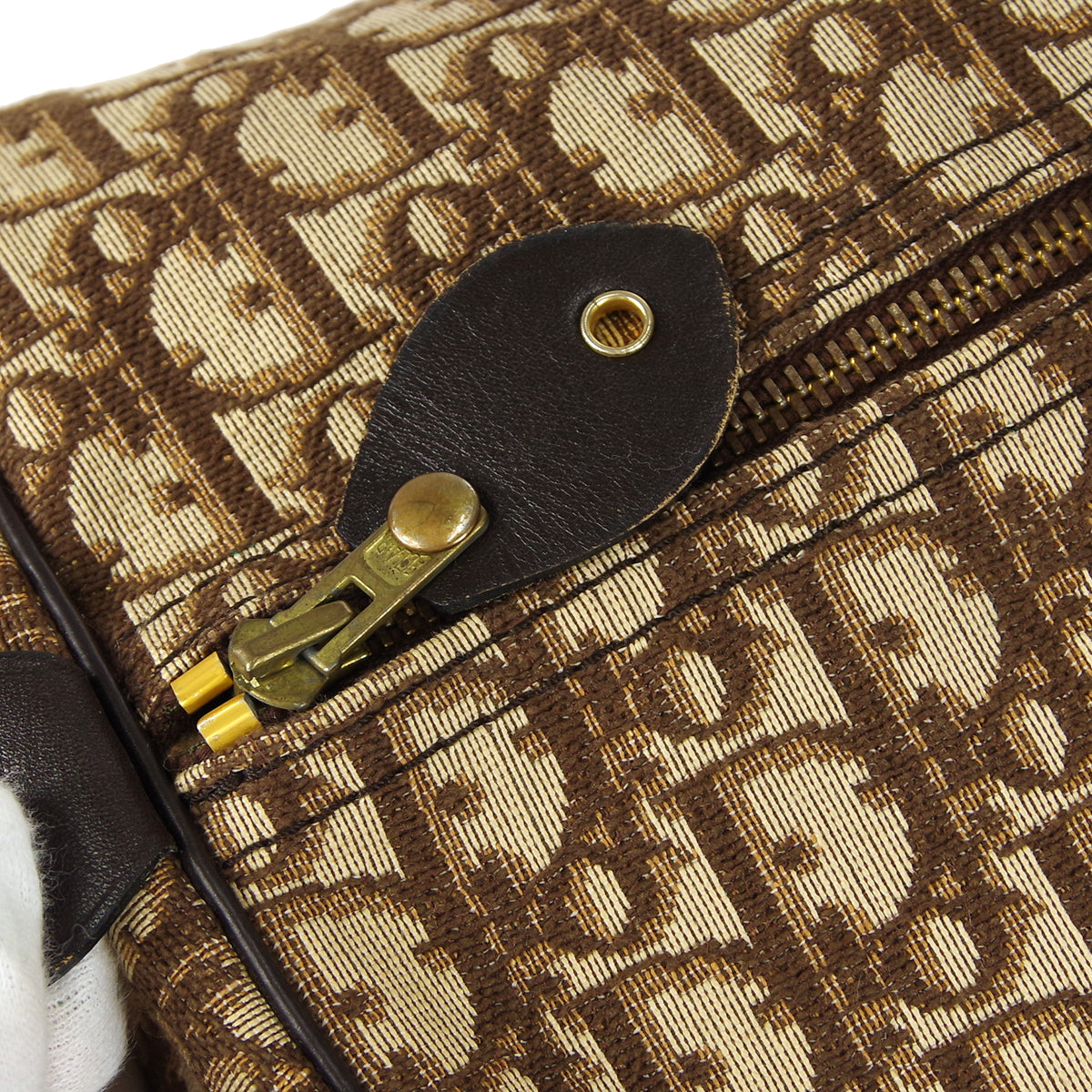 Christian Dior Trotter Handbag Brown