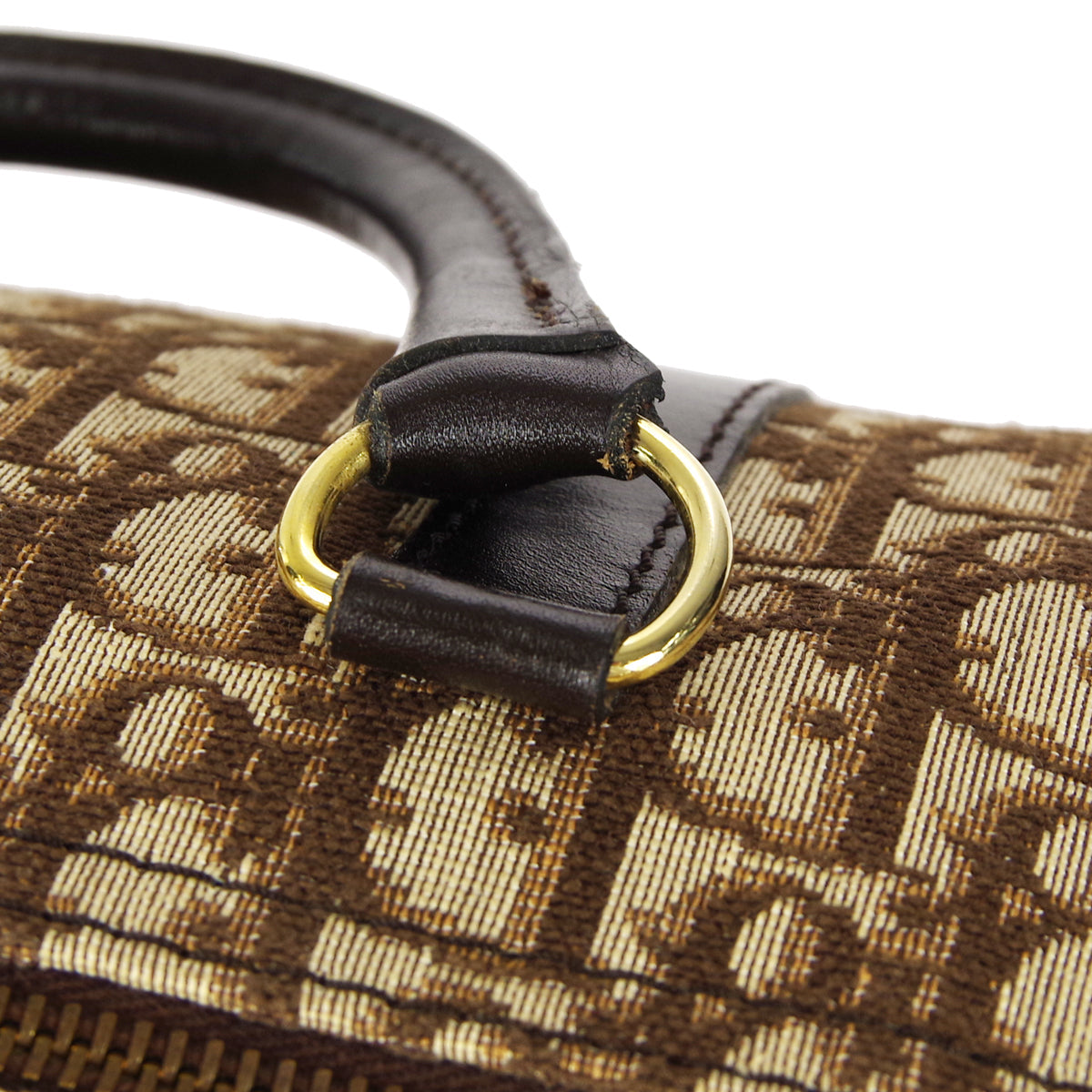 Christian Dior Trotter Handbag Brown