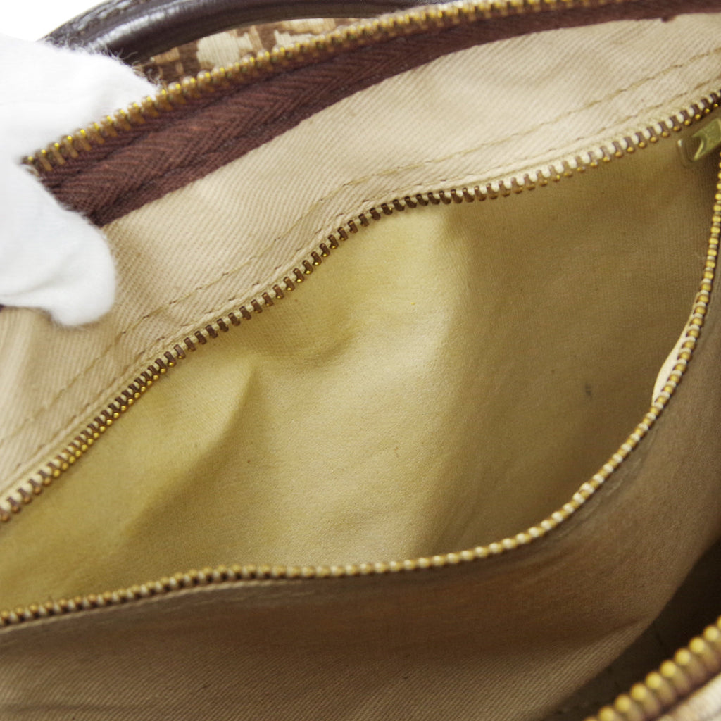 Christian Dior Trotter Handbag Brown