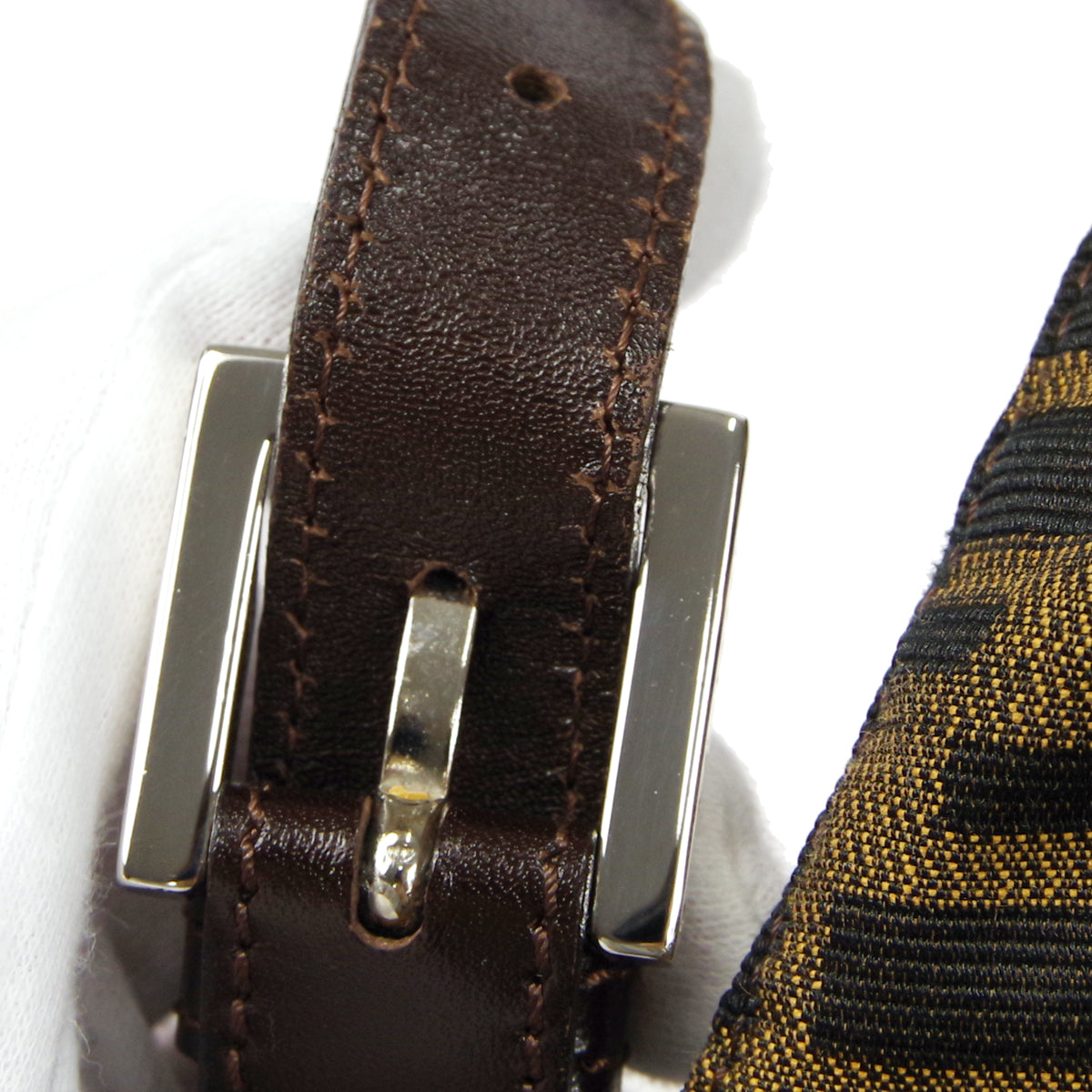 FENDI 1990s Mamma Baguette Zucca