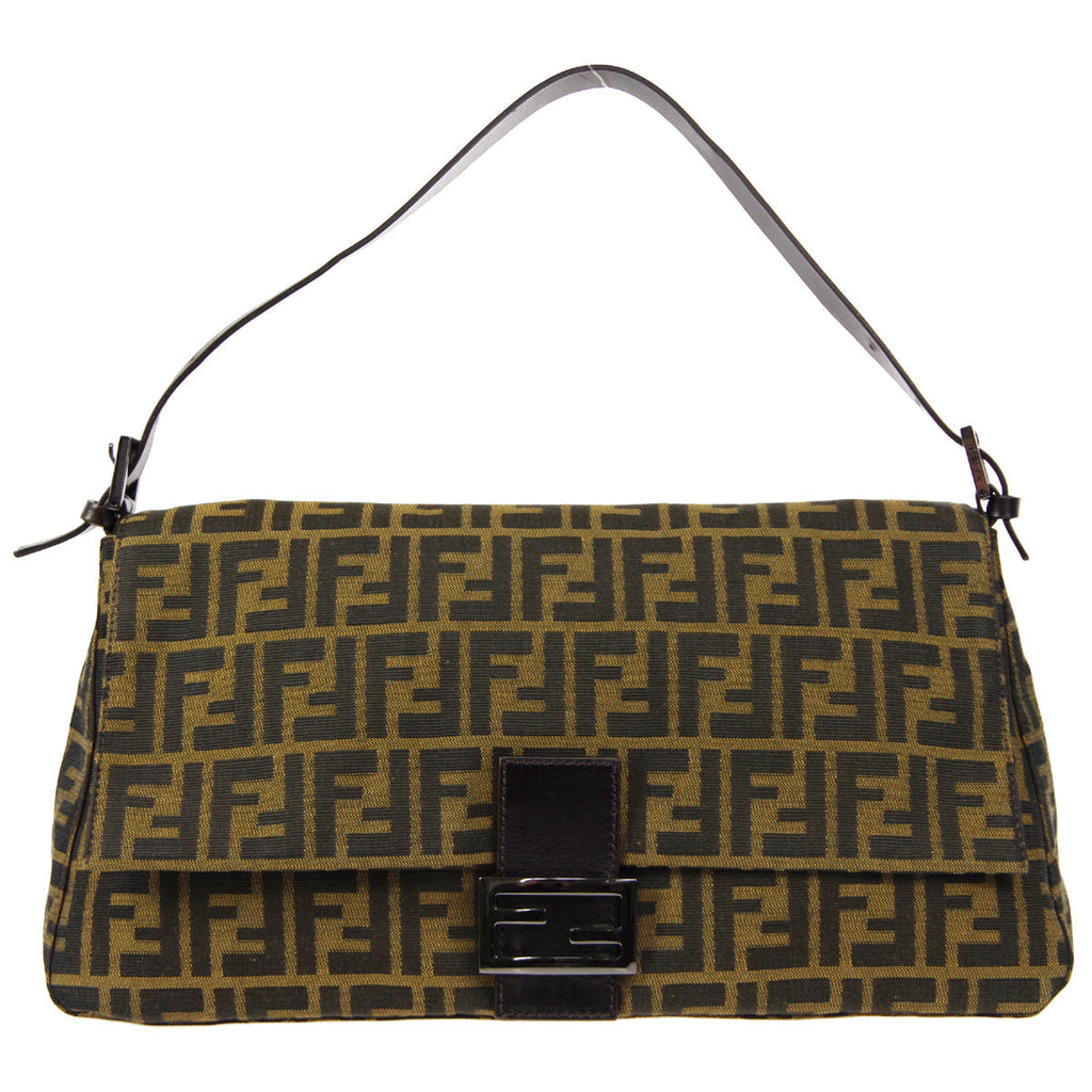 FENDI 2000s Zucca Mamma Baguette XL