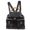 GUCCI Bamboo Backpack Black