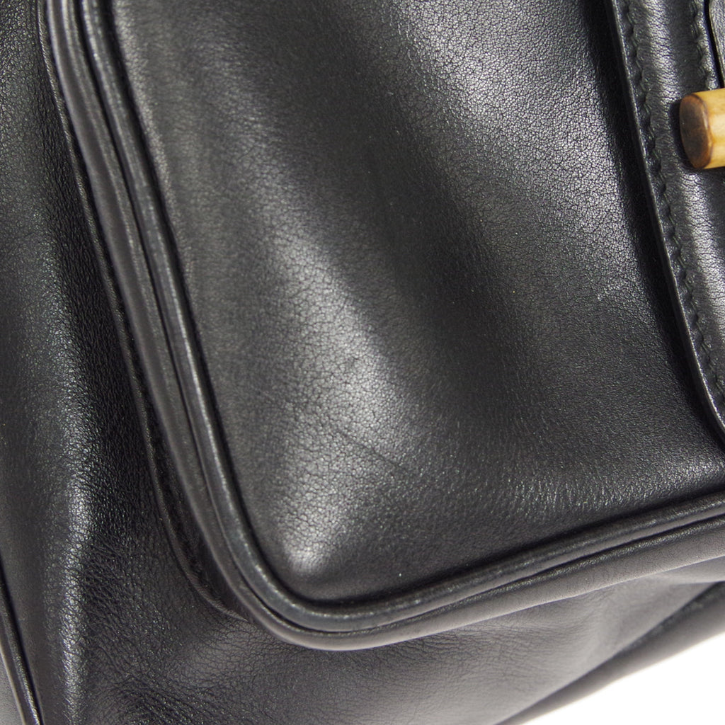 GUCCI Bamboo Backpack Black