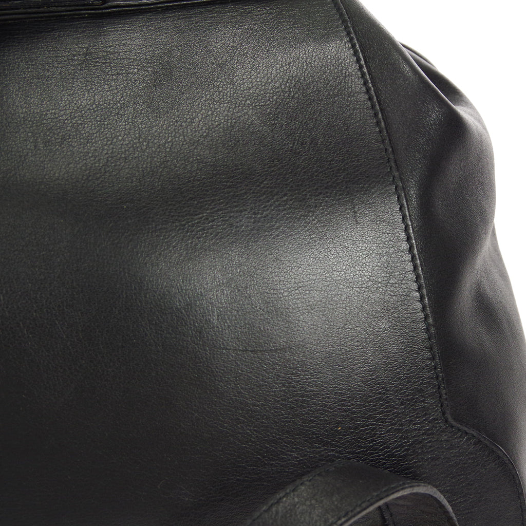GUCCI Bamboo Backpack Black