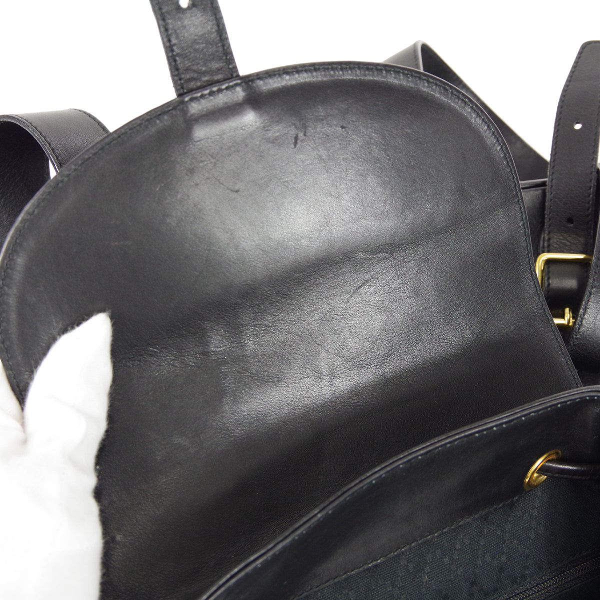 GUCCI Bamboo Backpack Black